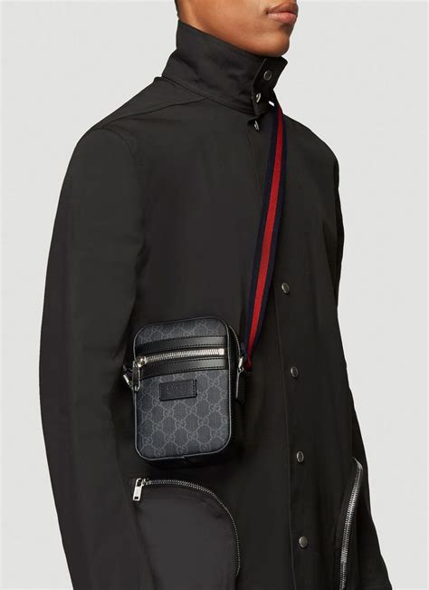 gucci men shoulder bags|men Gucci cross body bag.